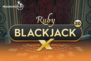 Blackjack X 20 Ruby by Pragmatic Play Live
