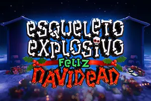 Esqueleto Explosivo Feliz Navidead by Thunderkick