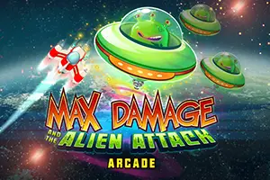 Max Damage and the Alien Attack by Microgaming Games