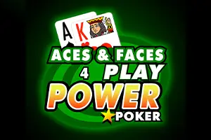 Aces and Faces - 4 Play Power Poker by Microgaming Games